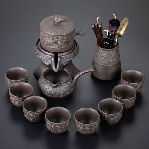 紫砂整套懒人防烫自动茶具套装中式家用办公室泡茶器功夫